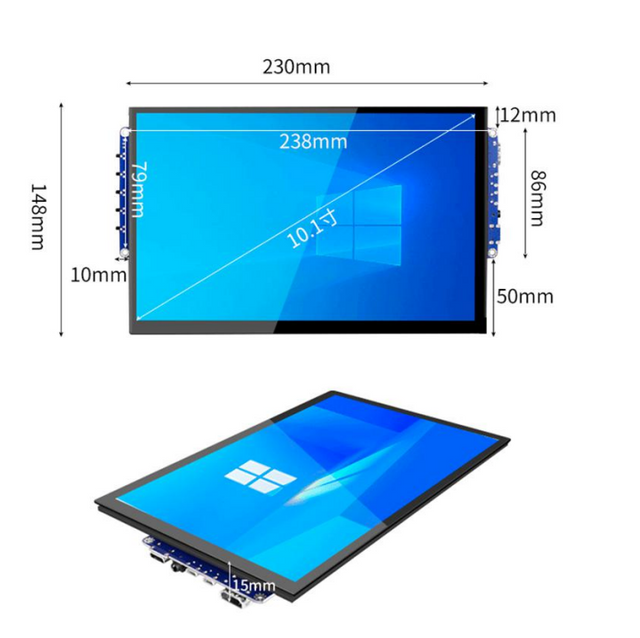 Pantalla t&aacute;ctil LCD TFT de 10,1 pulgadas 800 &times; 1280 